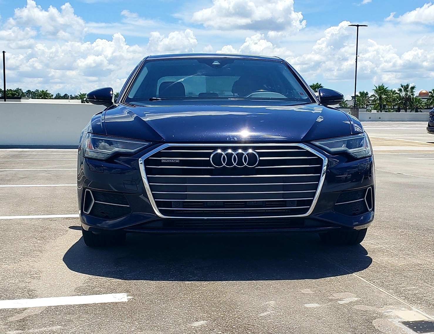 2019 Audi A6 — 2.0T engine bay