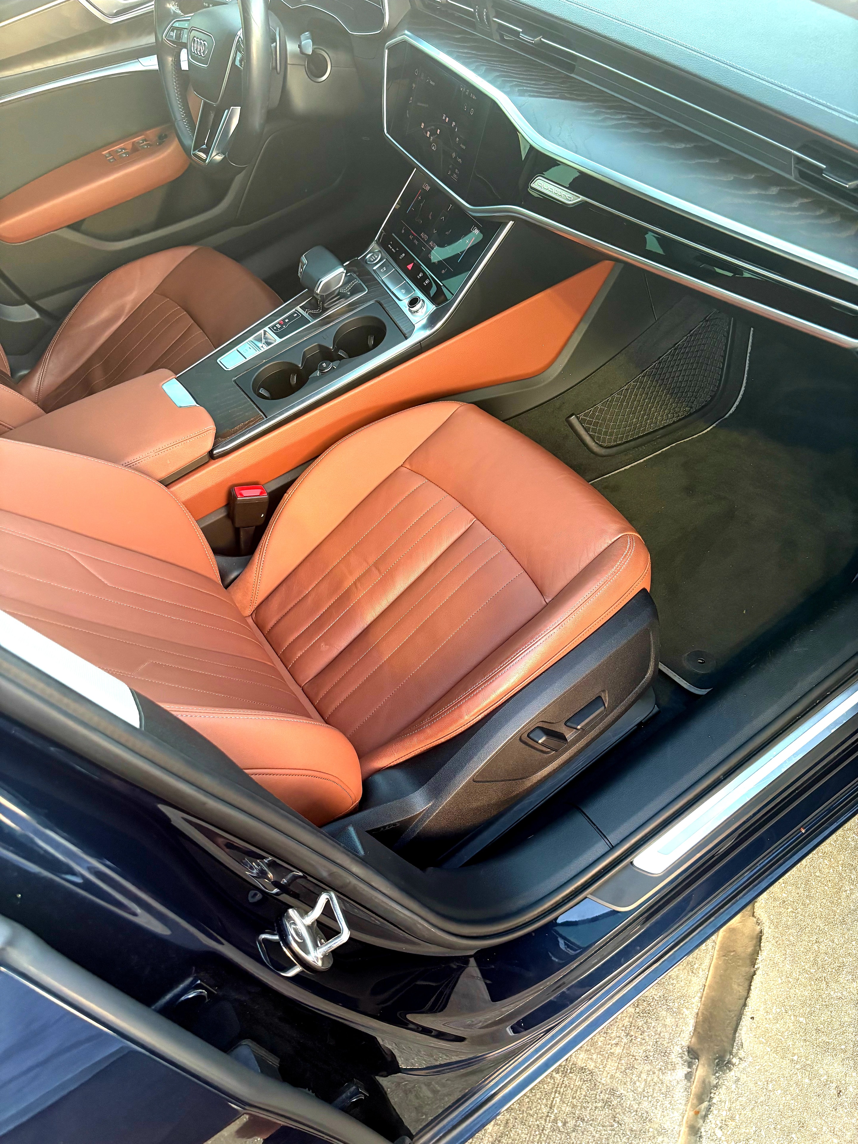 2019 Audi A6 — Okapi Brown front seats